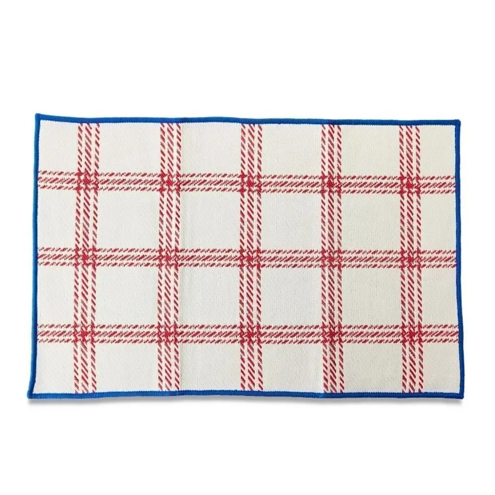 4th of July Patriotic Reversible Rug, Red/White/Blue, 36